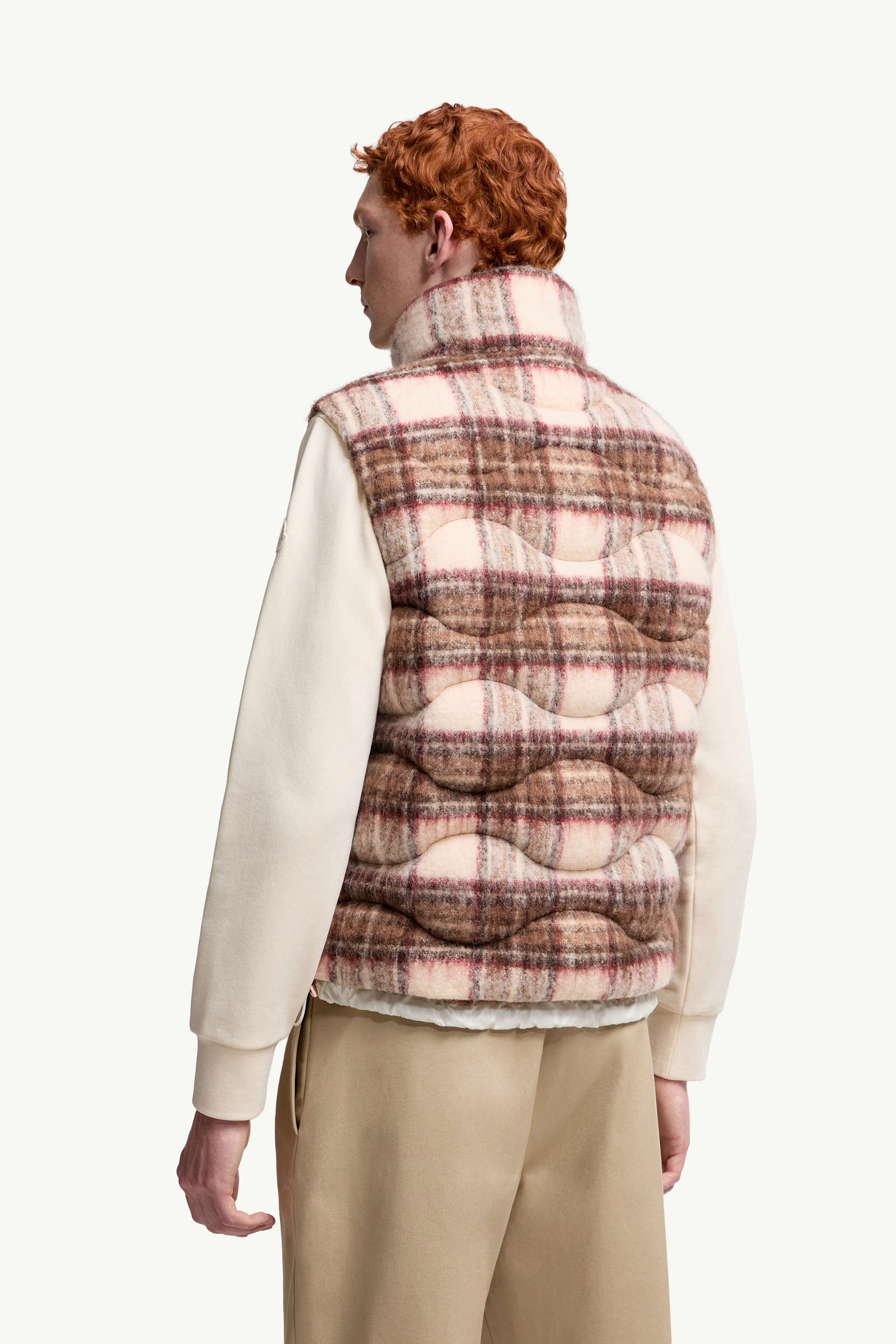 Sfakia Geometric-Quilted Wool Down Vest - 5