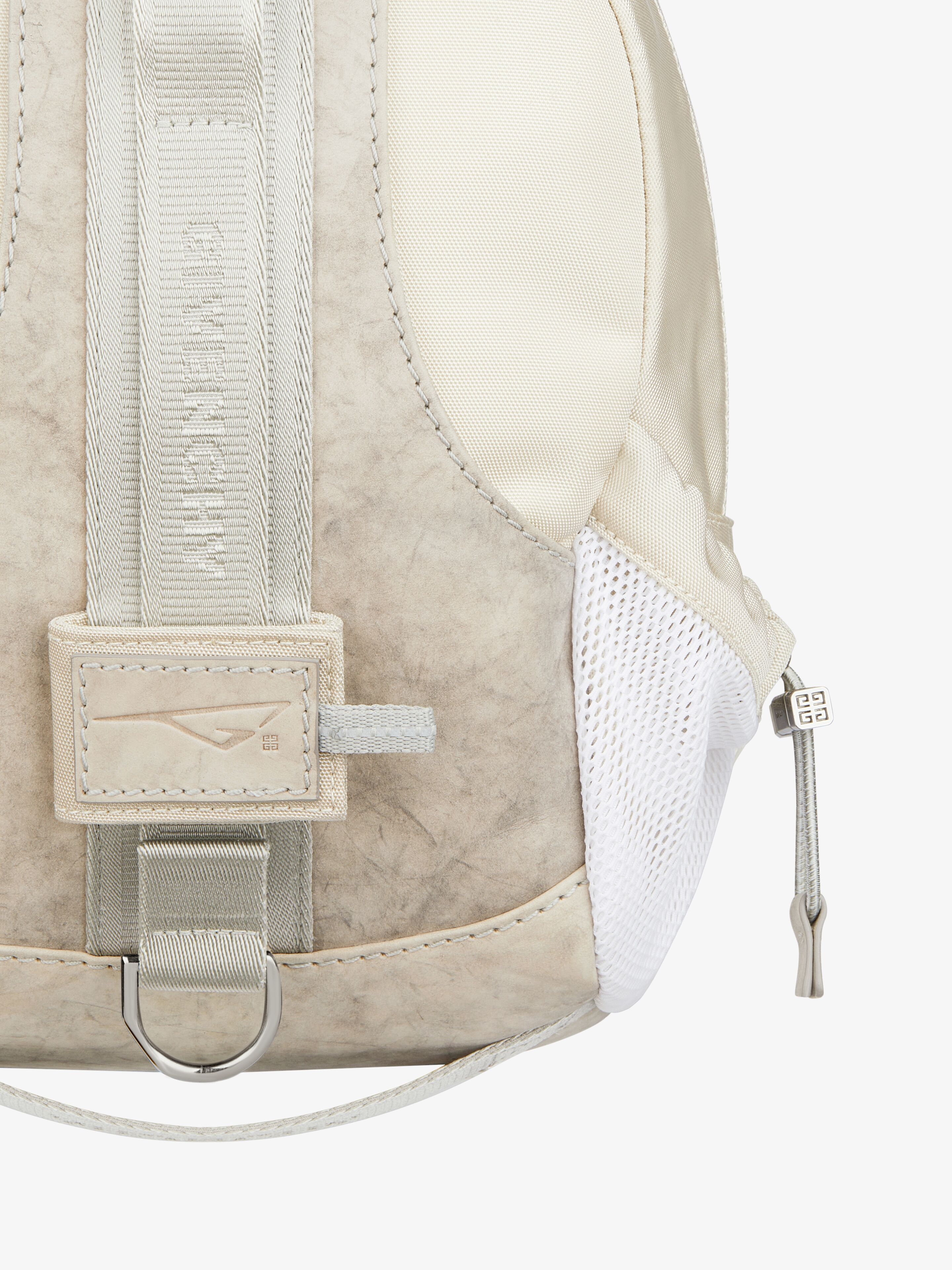 SMALL G-TRAIL BACKPACK IN NUBUCK AND CANVAS - 6