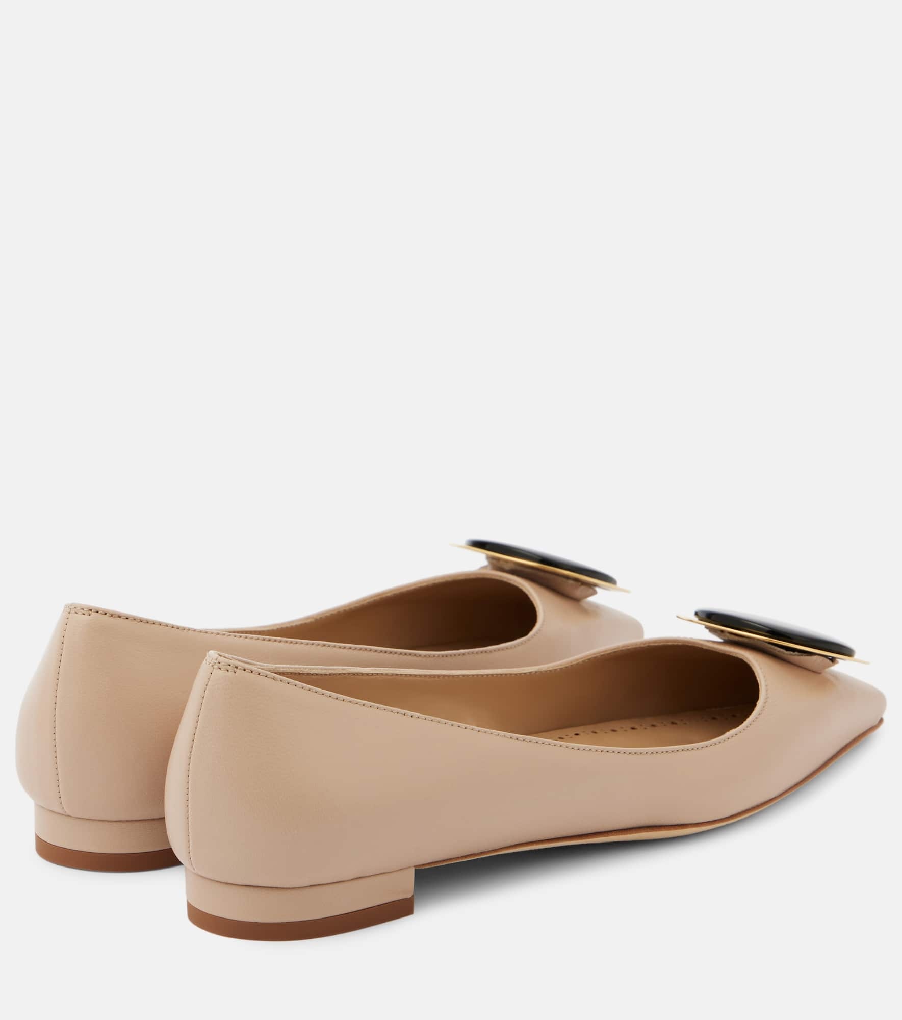 Chiaran leather ballet flats - 2