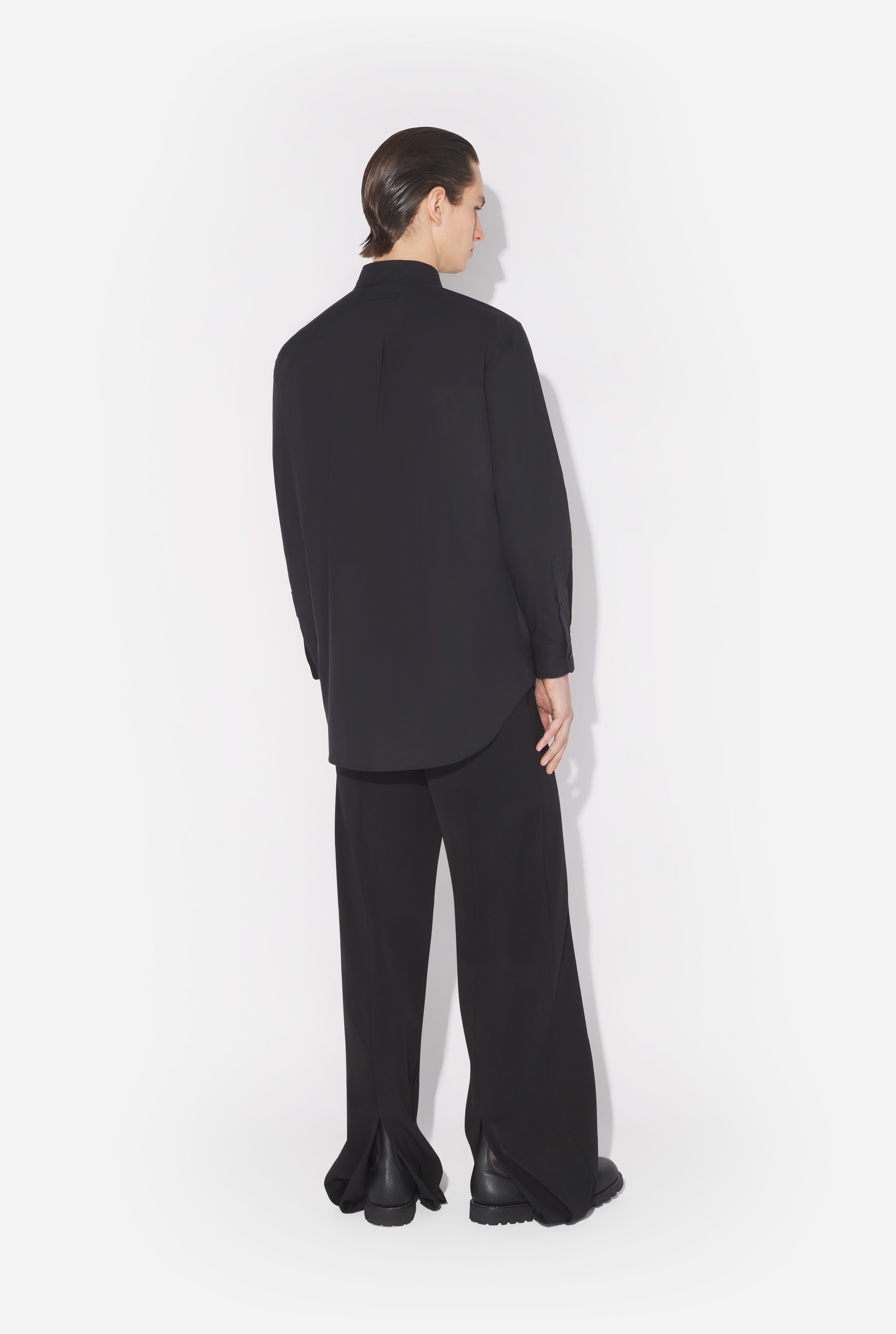 THE BLACK OVERSIZED WATER SHIRT - 6