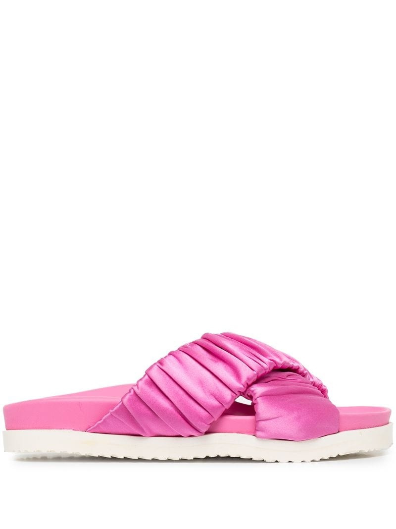 3.1 Phillip Lim crossover strap pool slides outlook