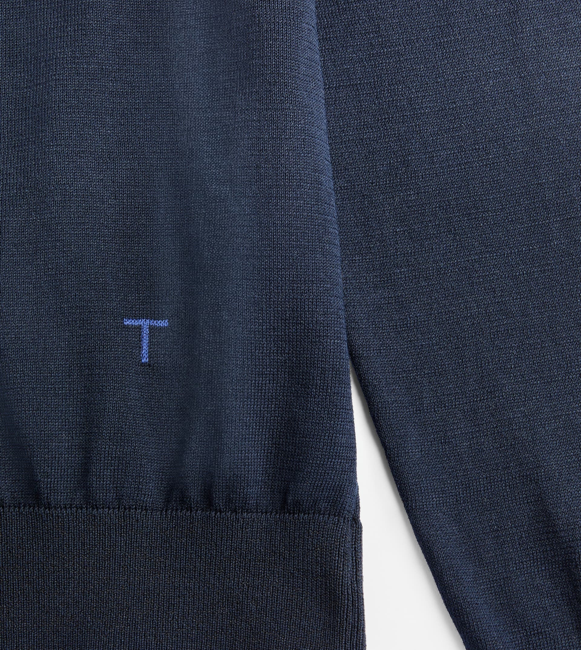 POLO SHIRT IN COTTON KNIT - BLUE - 2