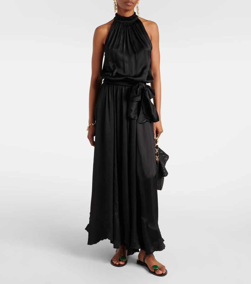 Poupette St Barth Nina satin gown outlook