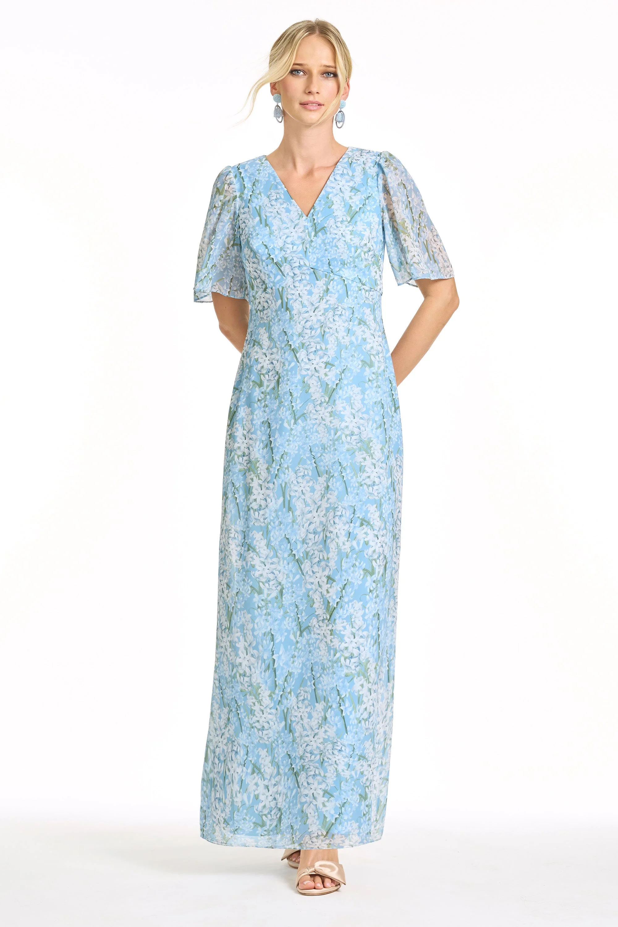 MAE GOWN - SKY SNOW HYACINTH - 1