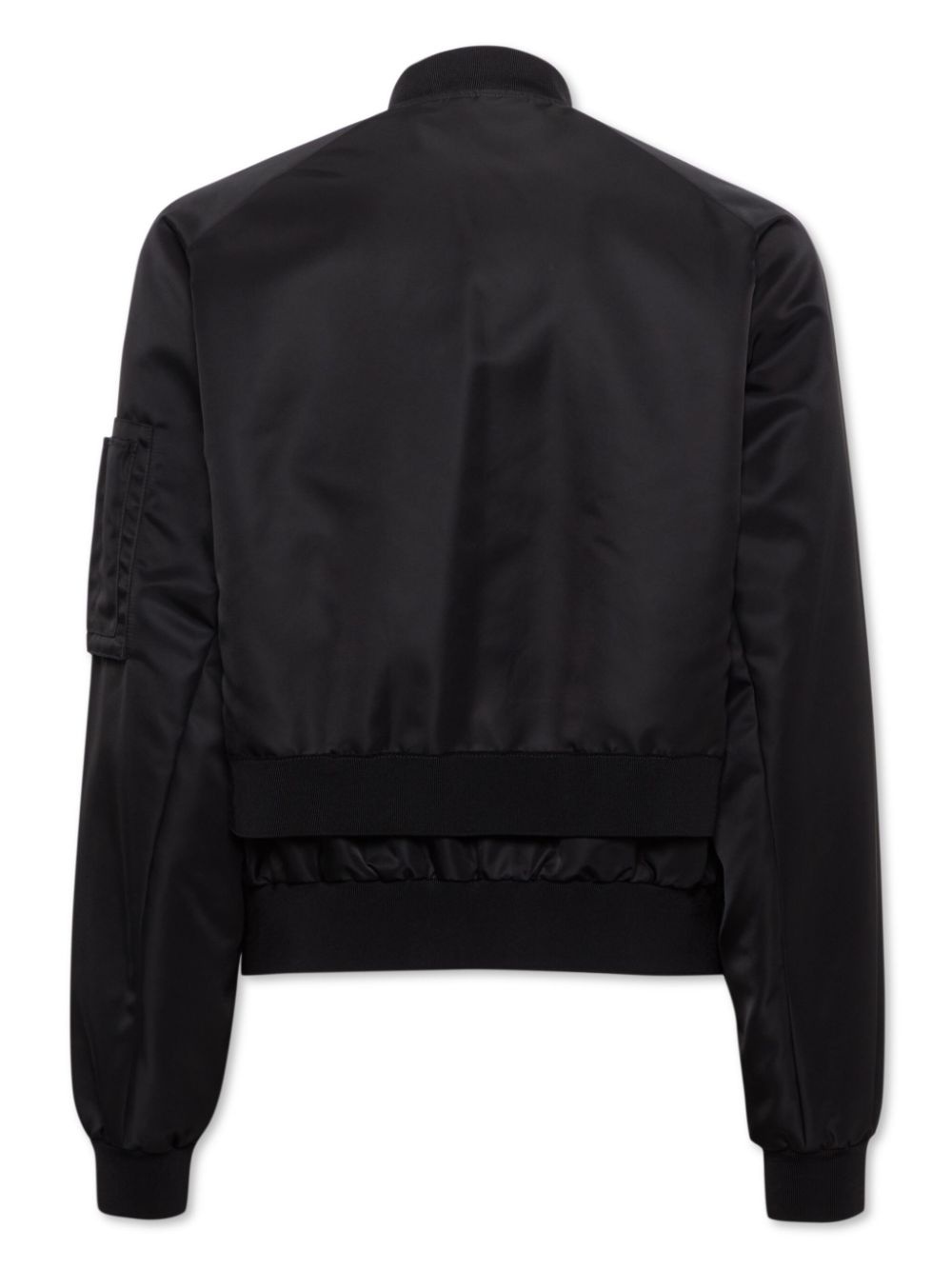 logo-appliqué bomber jacket - 2