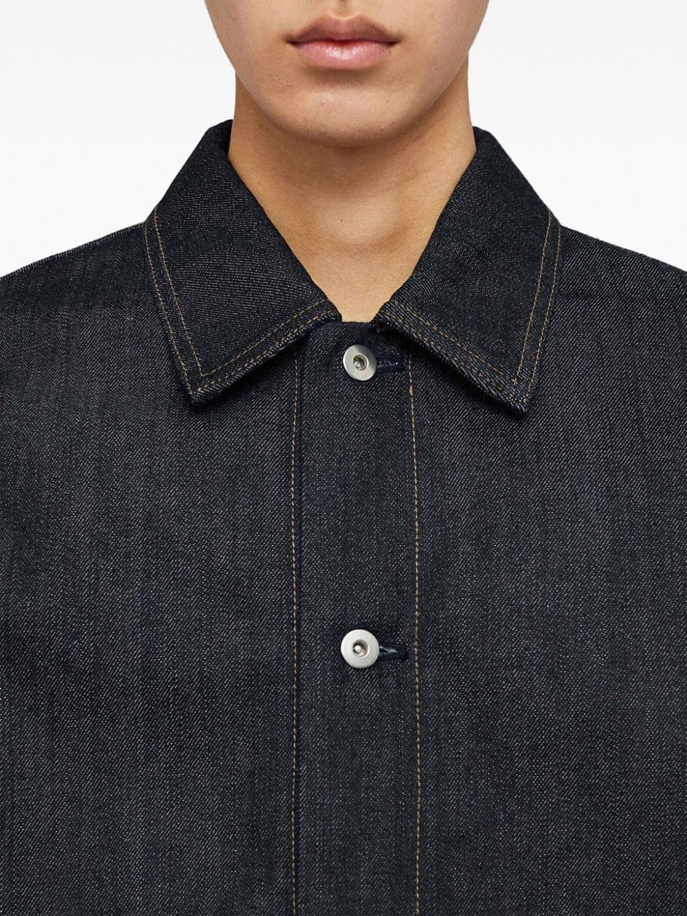 long-sleeve denim shirt - 5