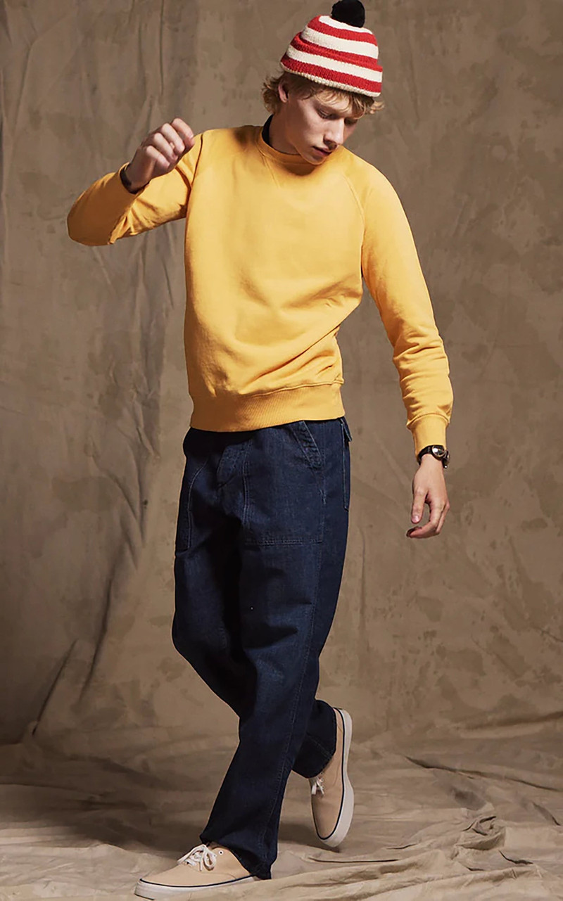 FORTELA FORTELA HARVARD CREWNECK SWEATSHIRT YELLOW outlook
