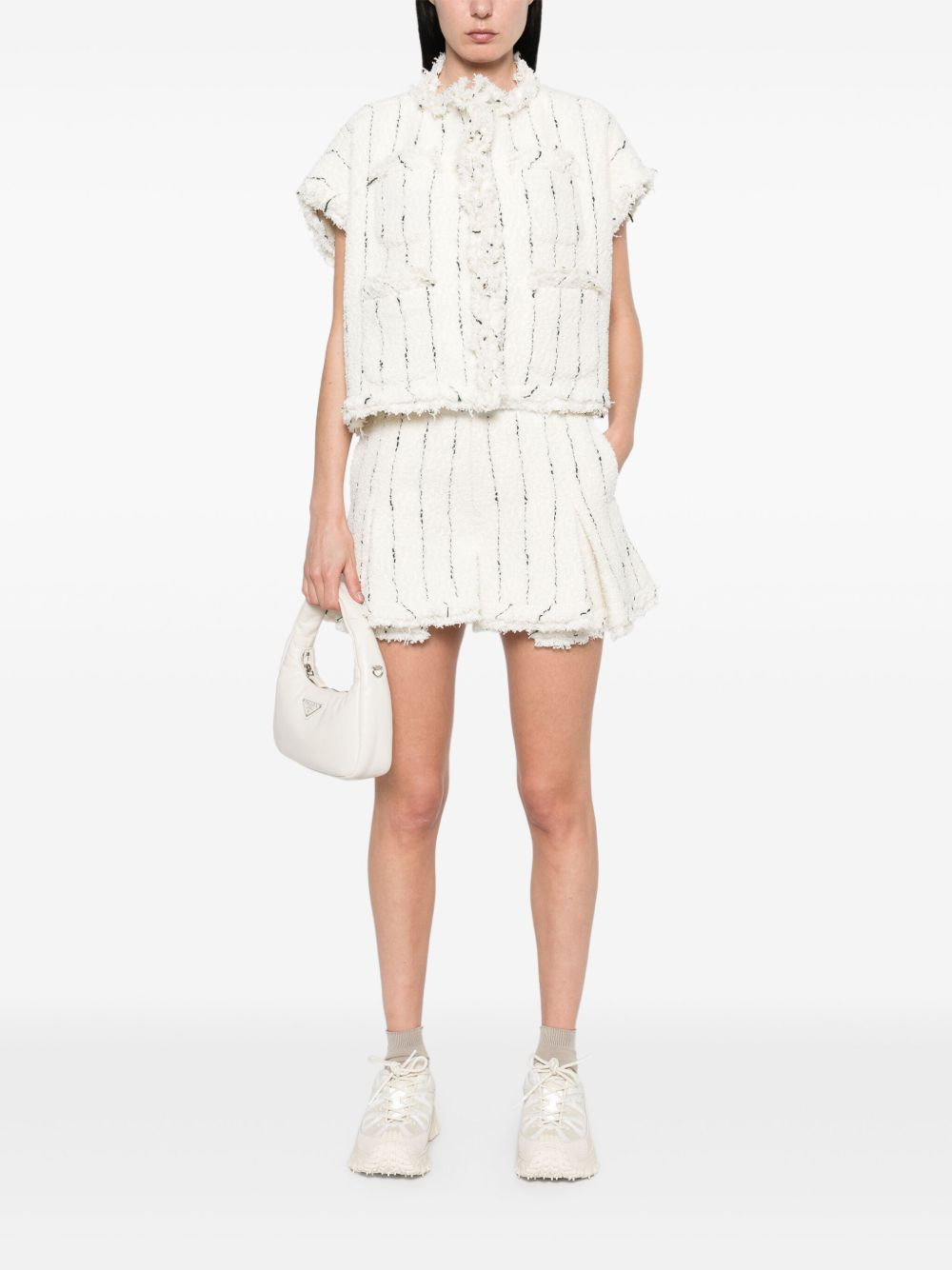 Sacai Women Tweed Vest - 4