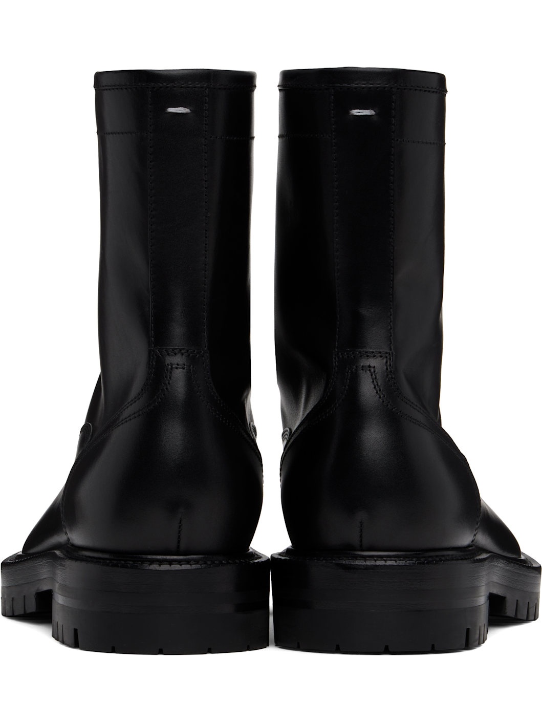 Black Tabi County Combat Boots - 2