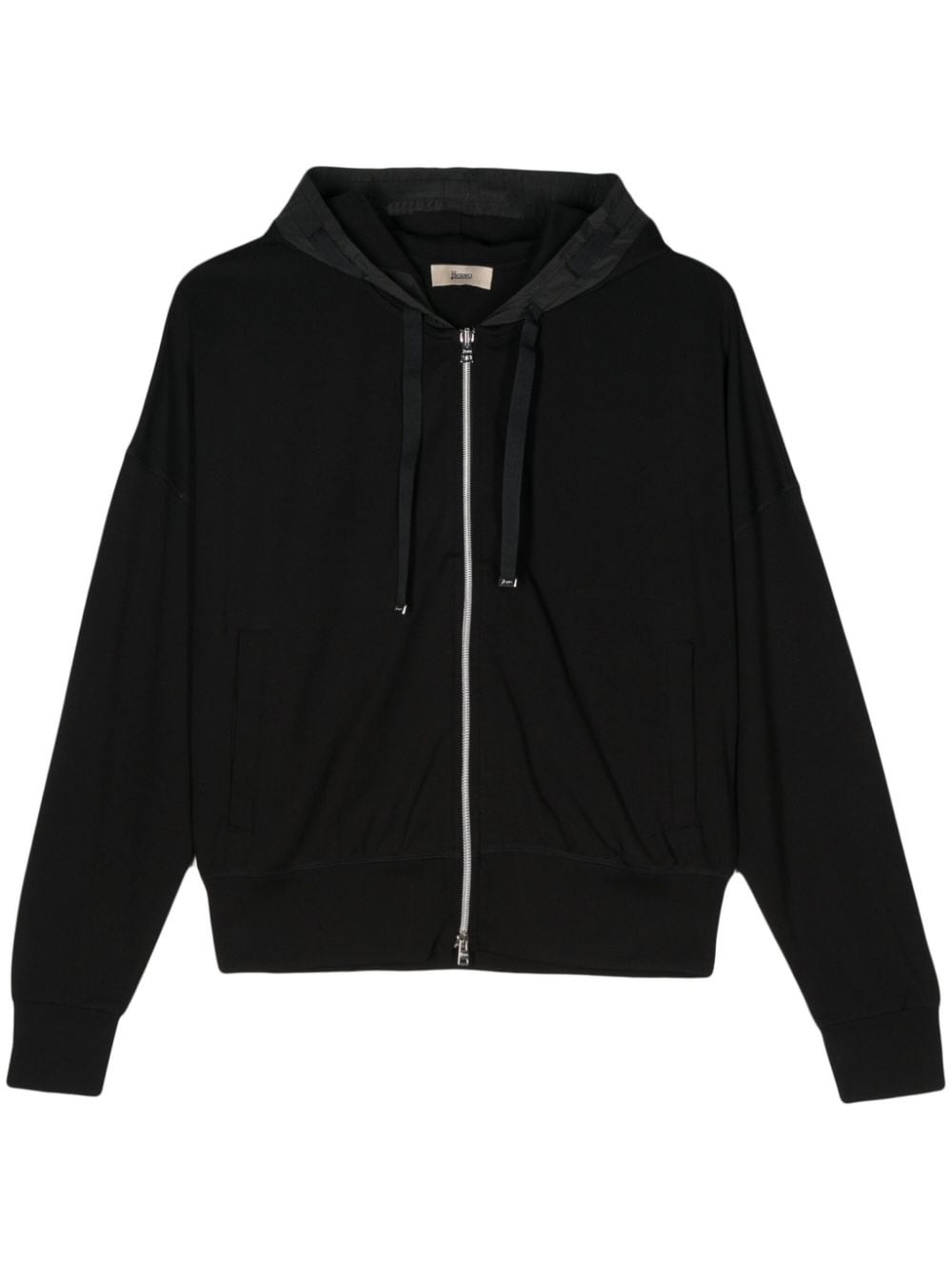 jersey zipped hoodie - 1