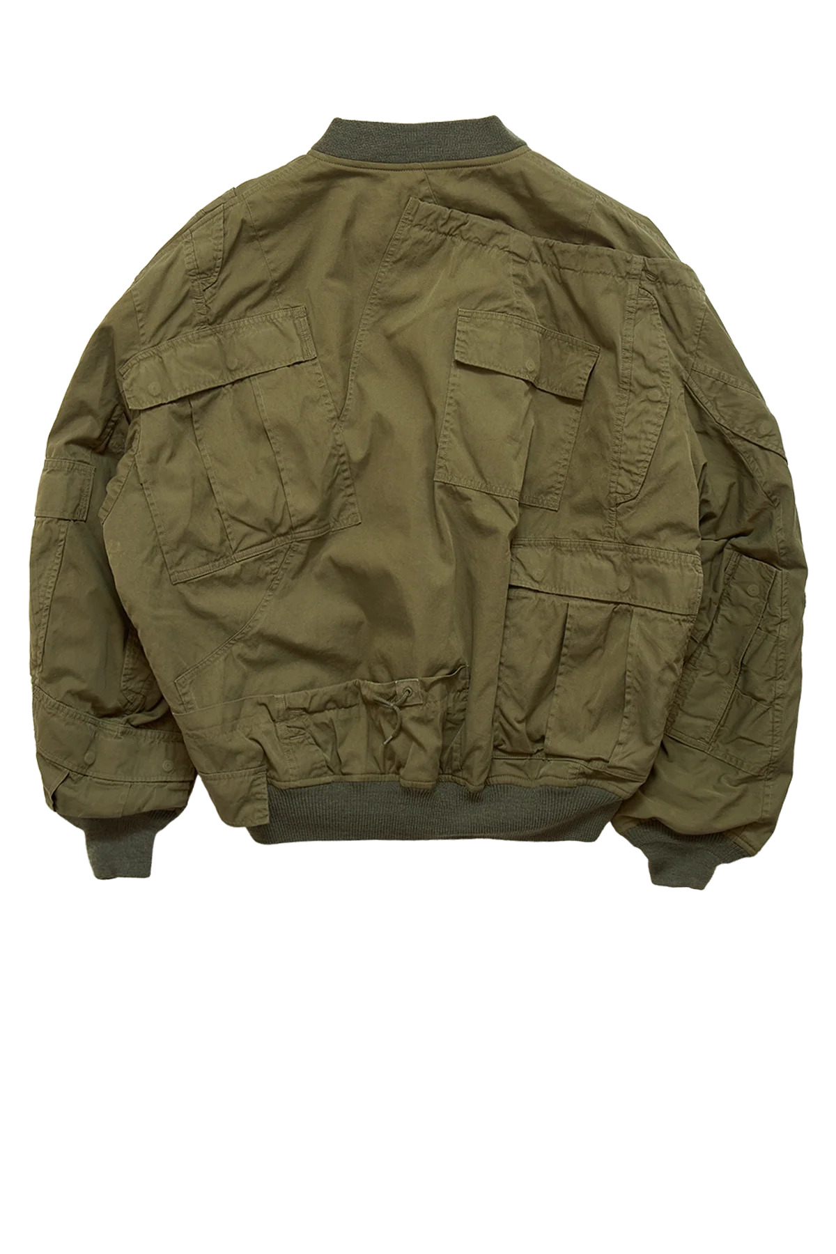 Eye Junya Watanabe Man Rebuild By Needles Multi Pocket Bomber Jacket Khaki - 4