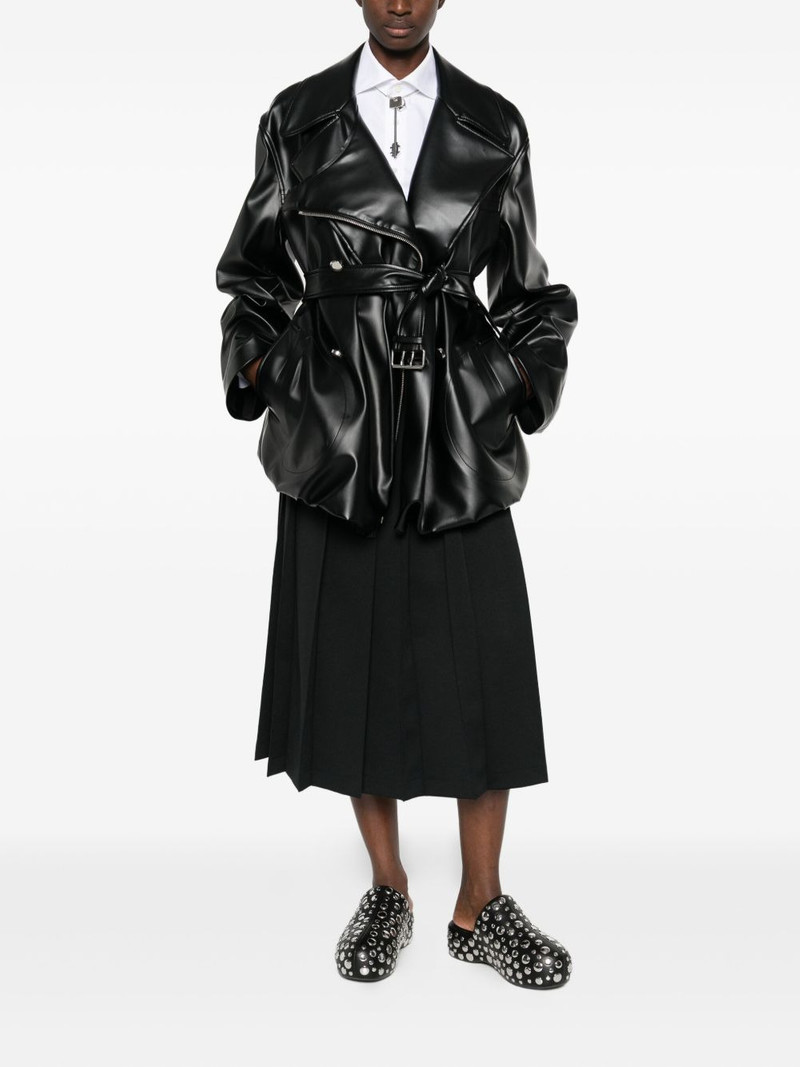 Comme des Garçons Comme des Garçons pleated midi skirt outlook