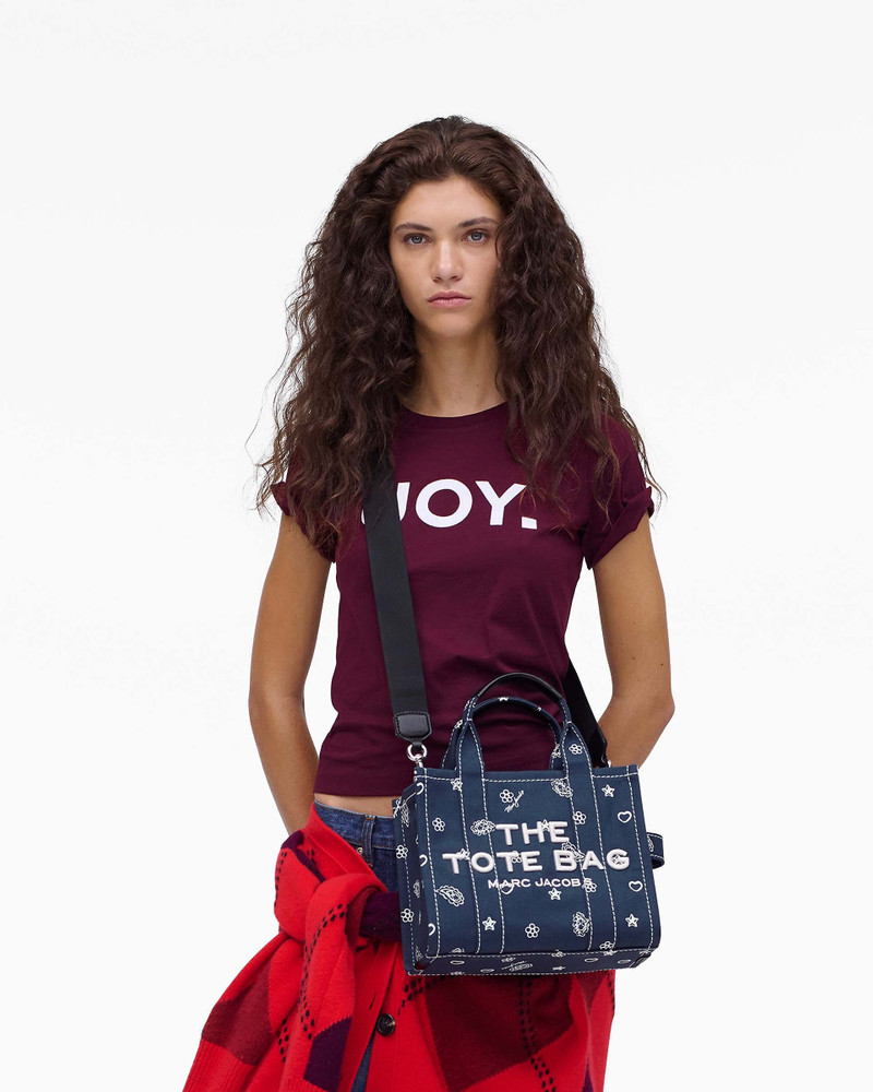 Marc Jacobs THE BANDANA CANVAS SMALL TOTE BAG outlook