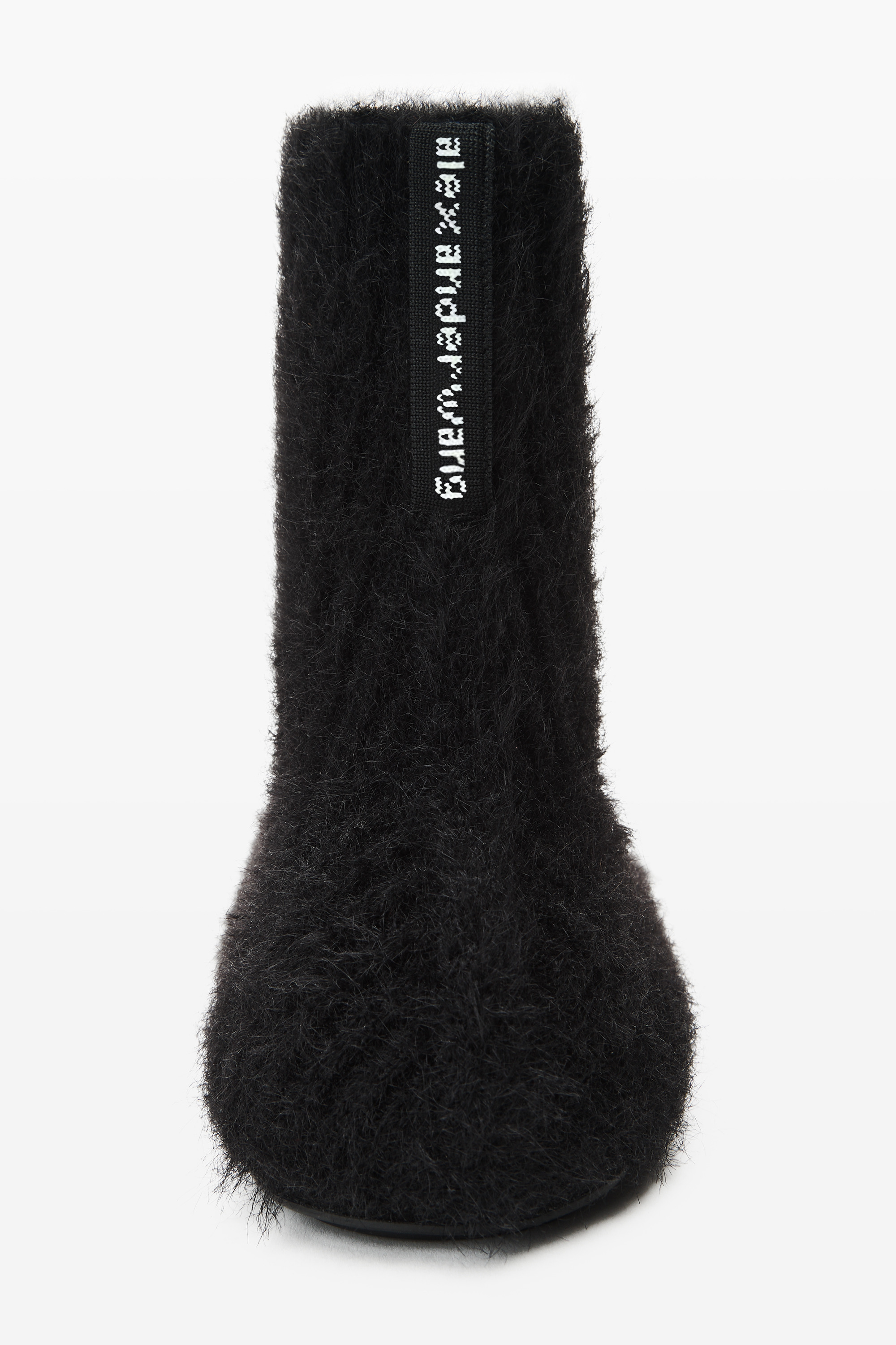 Black Felix Bootie with Faux Fur Lining - 4