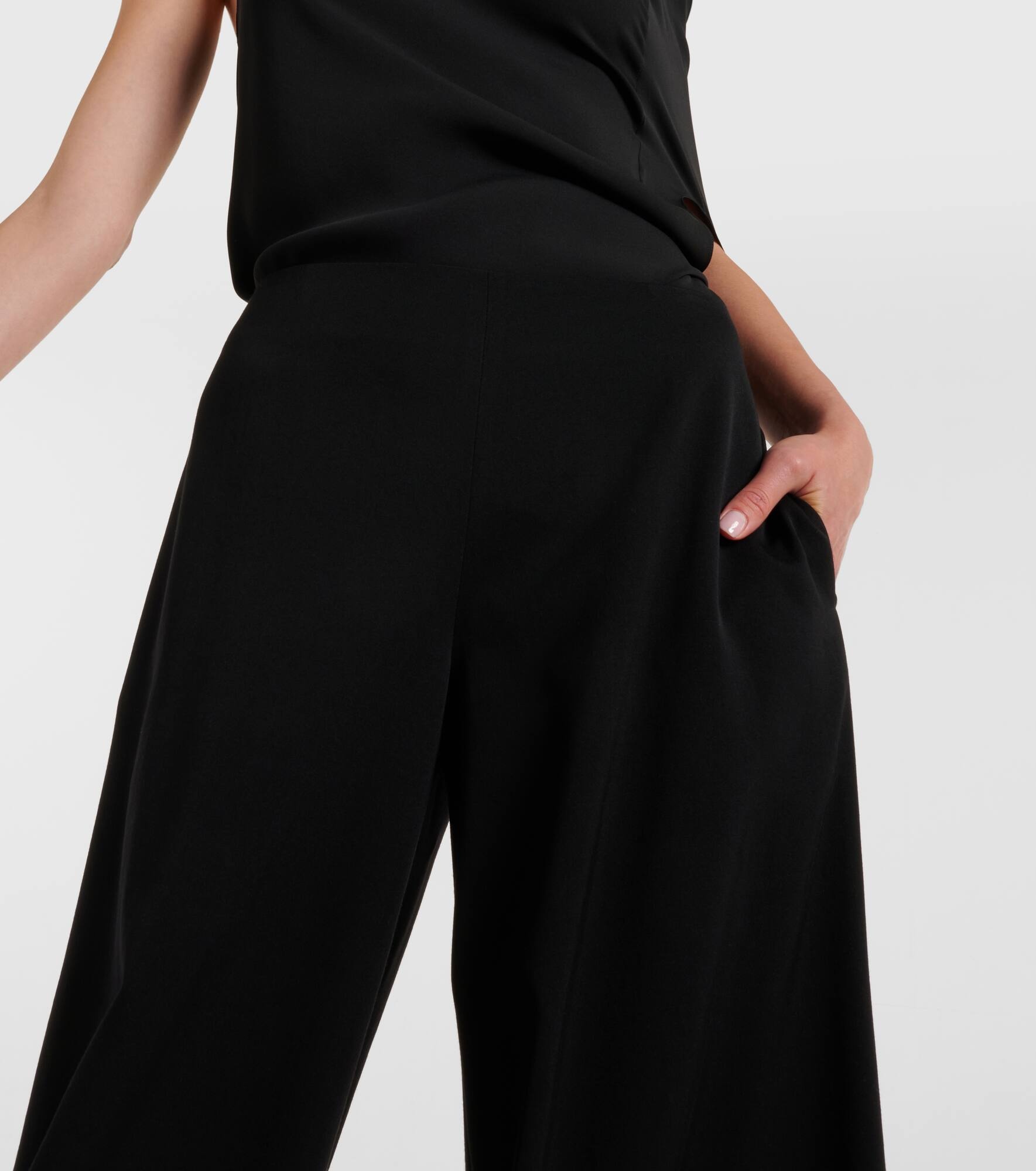 Dela wool wide-leg pants - 4