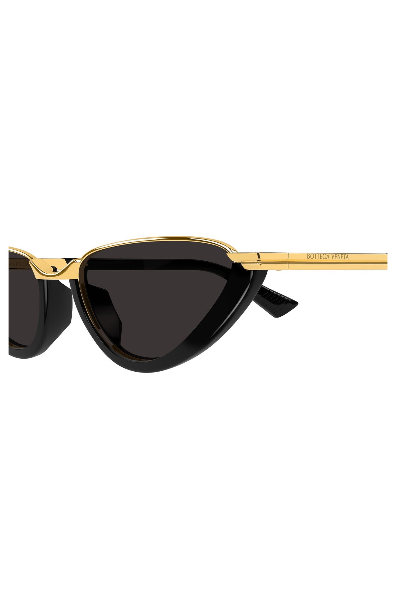 Bottega Veneta 50mm Cat Eye Sunglasses in Black at Nordstrom - 4