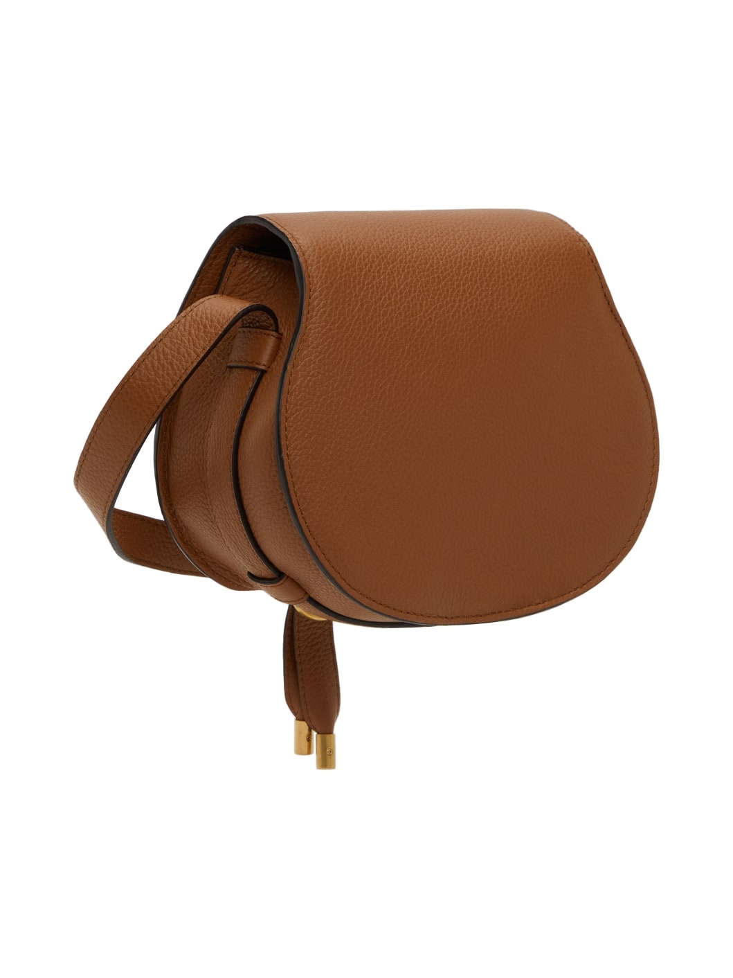 Tan Mini Marcie Saddle Bag - 3