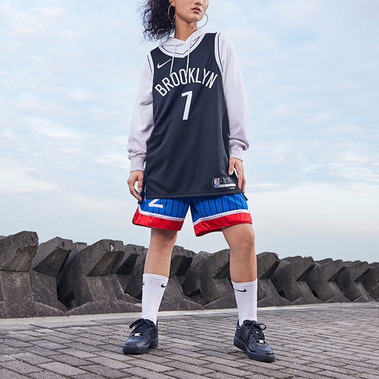 Nike NBA Sports Basketball Jersey/Vest SW Fan Edition Brooklyn Nets Durant No. 7 Black DB3563-014 - 5