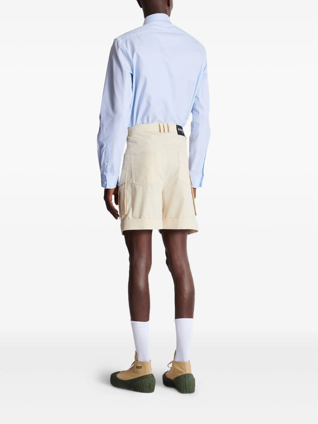 Cargo Cotton Bermuda Pants - 4