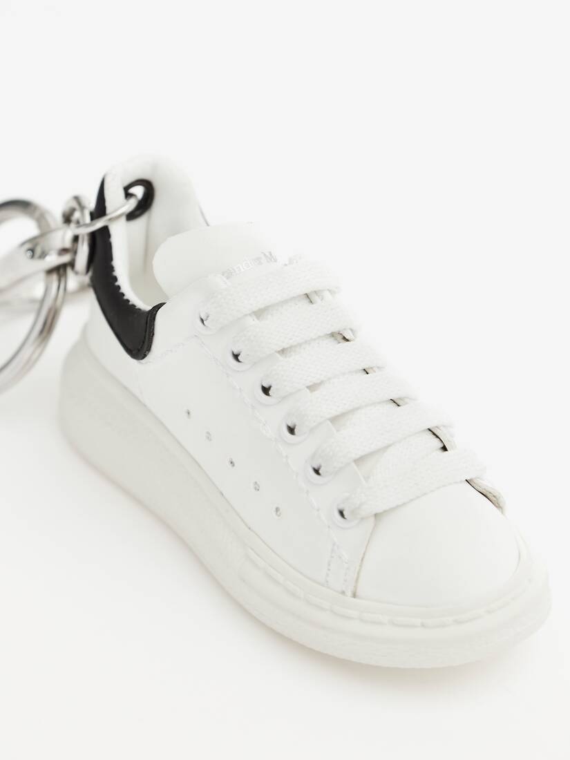 Oversized Sneaker Key Chain in White/black - 3