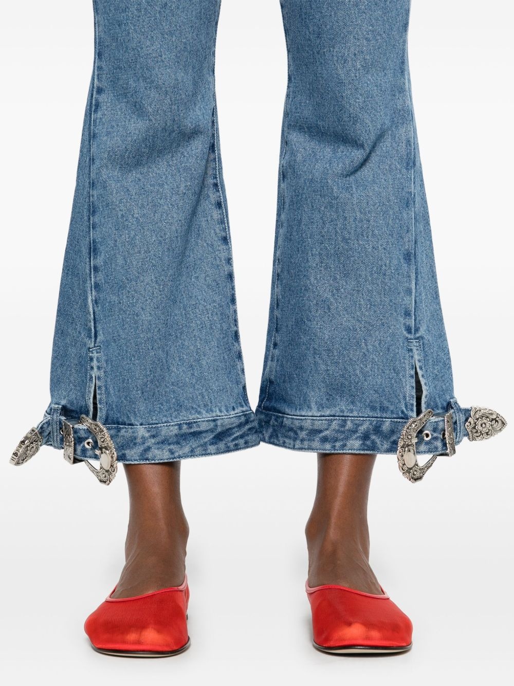 buckled-detail jeans - 5