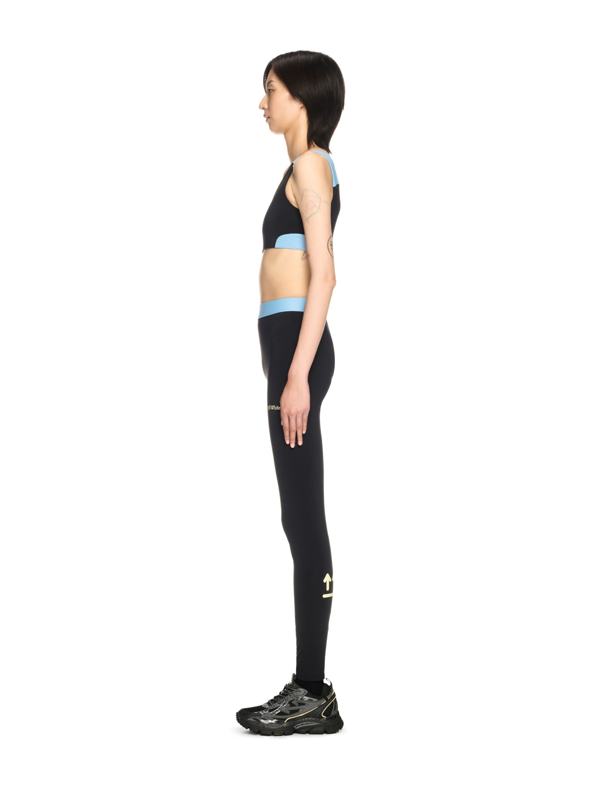 Black Color Block Bra - 3