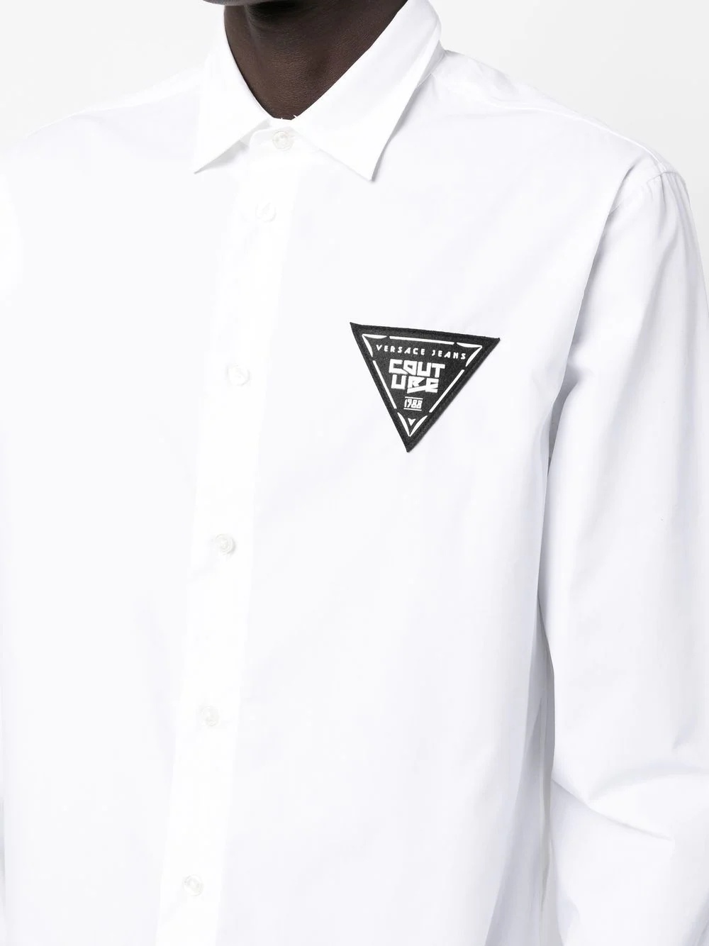 logo button-down shirt - 5