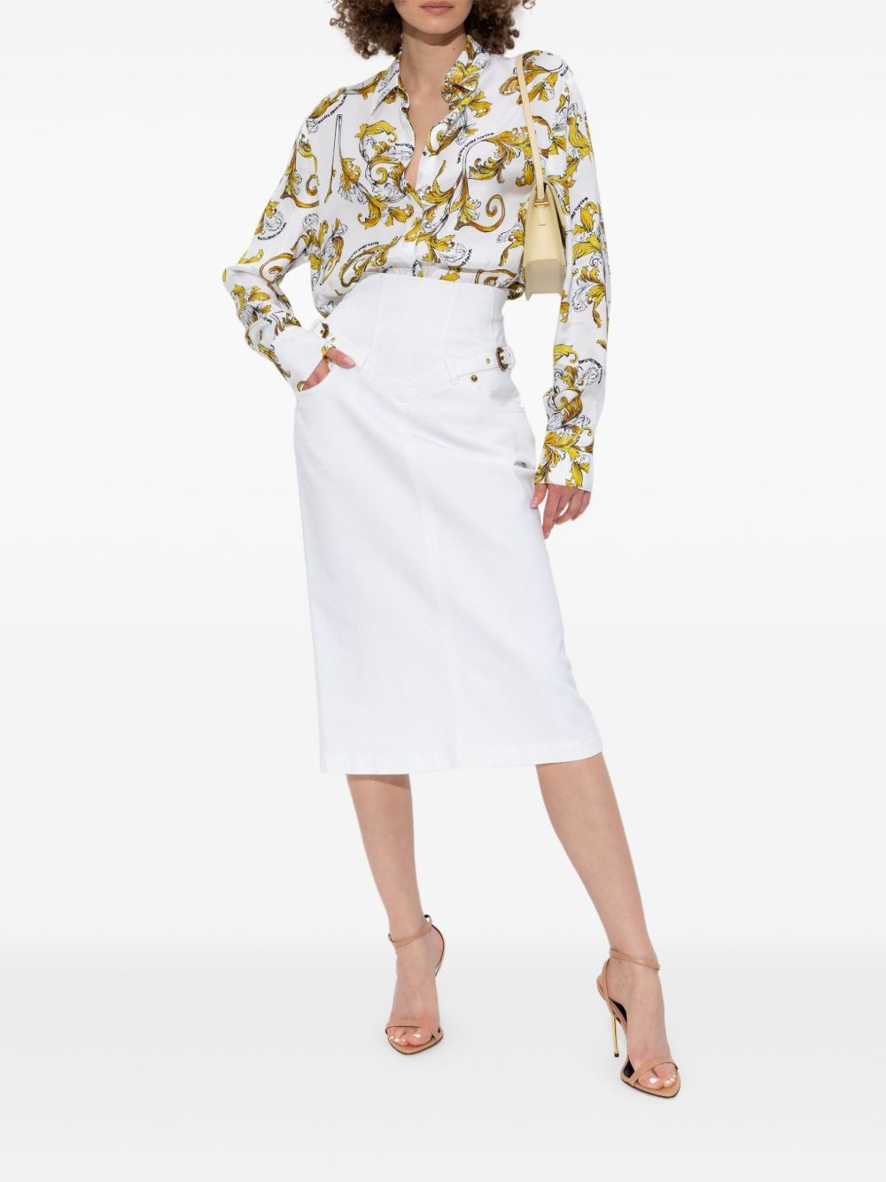 cotton midi skirt - 2