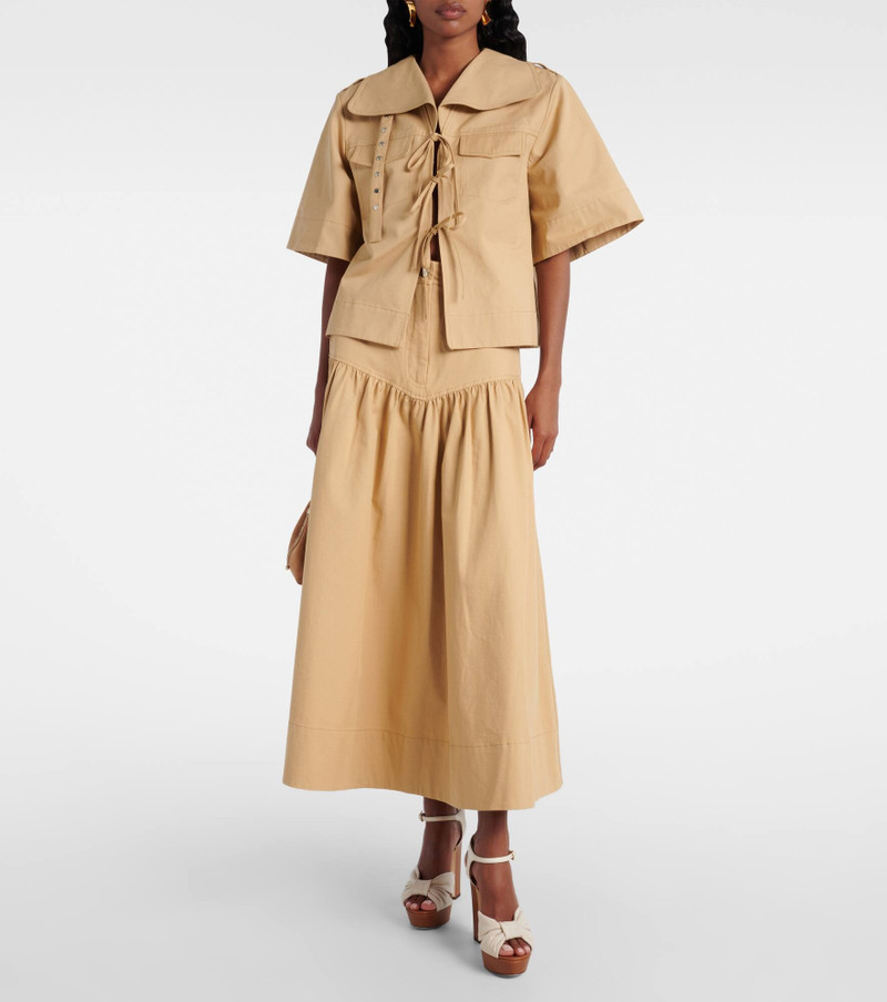 JIMMY CHOO Heloise 120 canvas platform sandals outlook