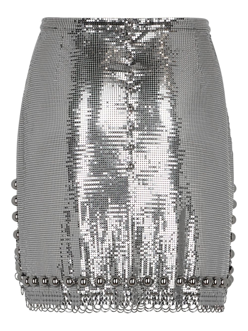 stud-embellished mini skirt - 7