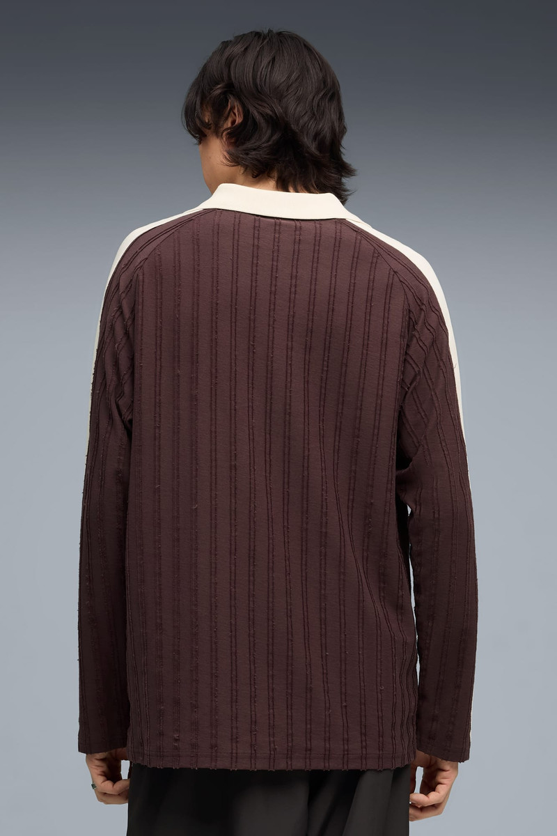 T7 Relaxed Long Sleeve Polo Men 4