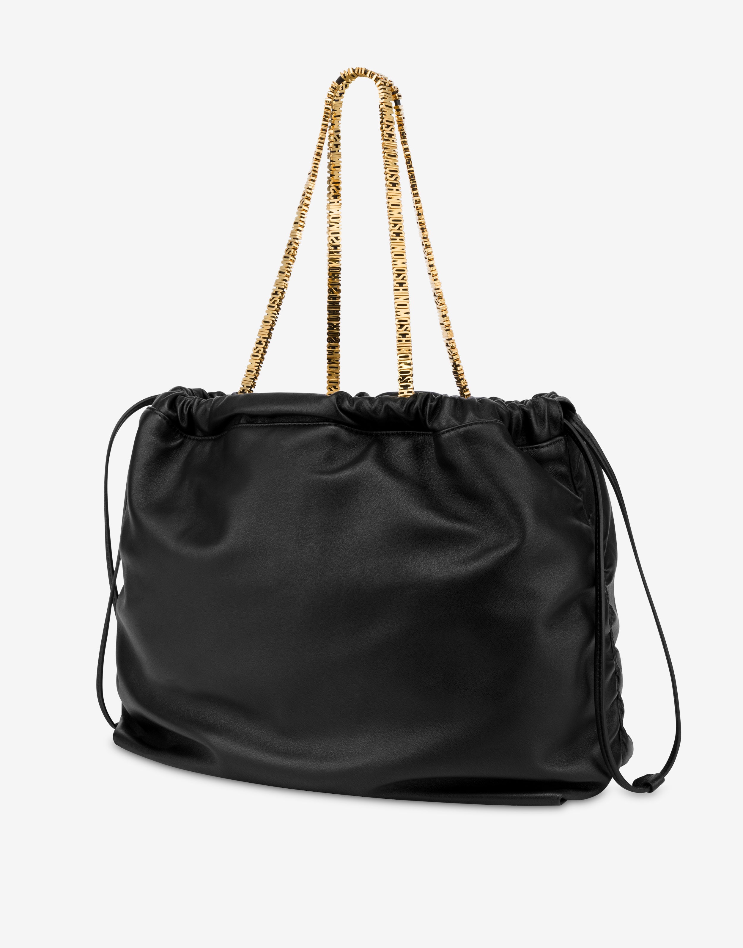 MINI LETTERING NAPPA LEATHER SHOPPER - 2