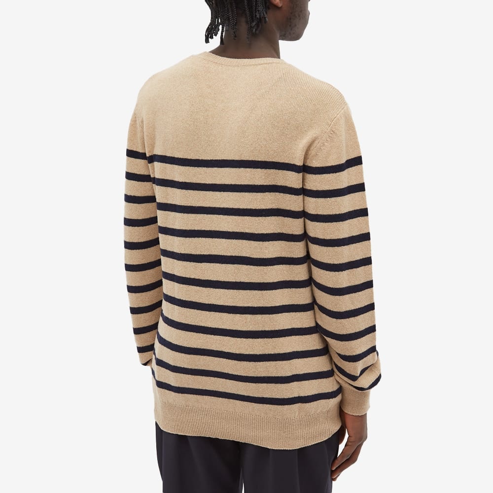 A.P.C. Travis Stripe Crew Knit - 4