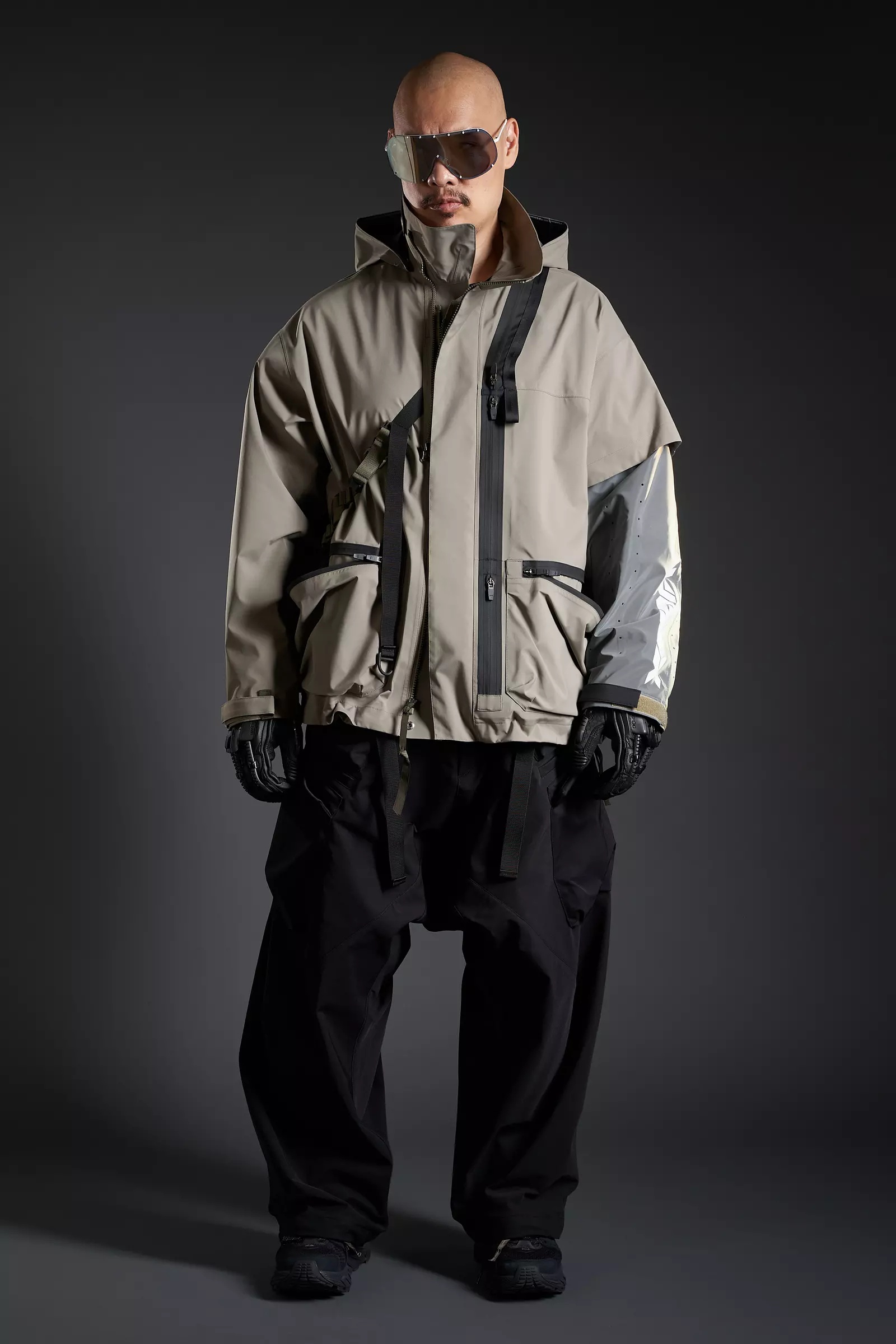 J115-GT-EX 3L Gore-Tex Pro Interops Jacket ALPHA GREEN / SILVER - 43