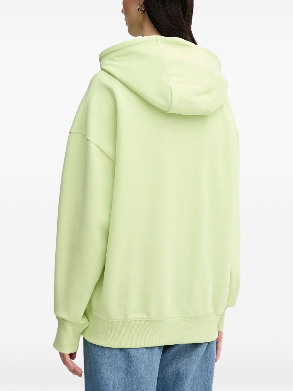 zip-up cotton hoodie - 2