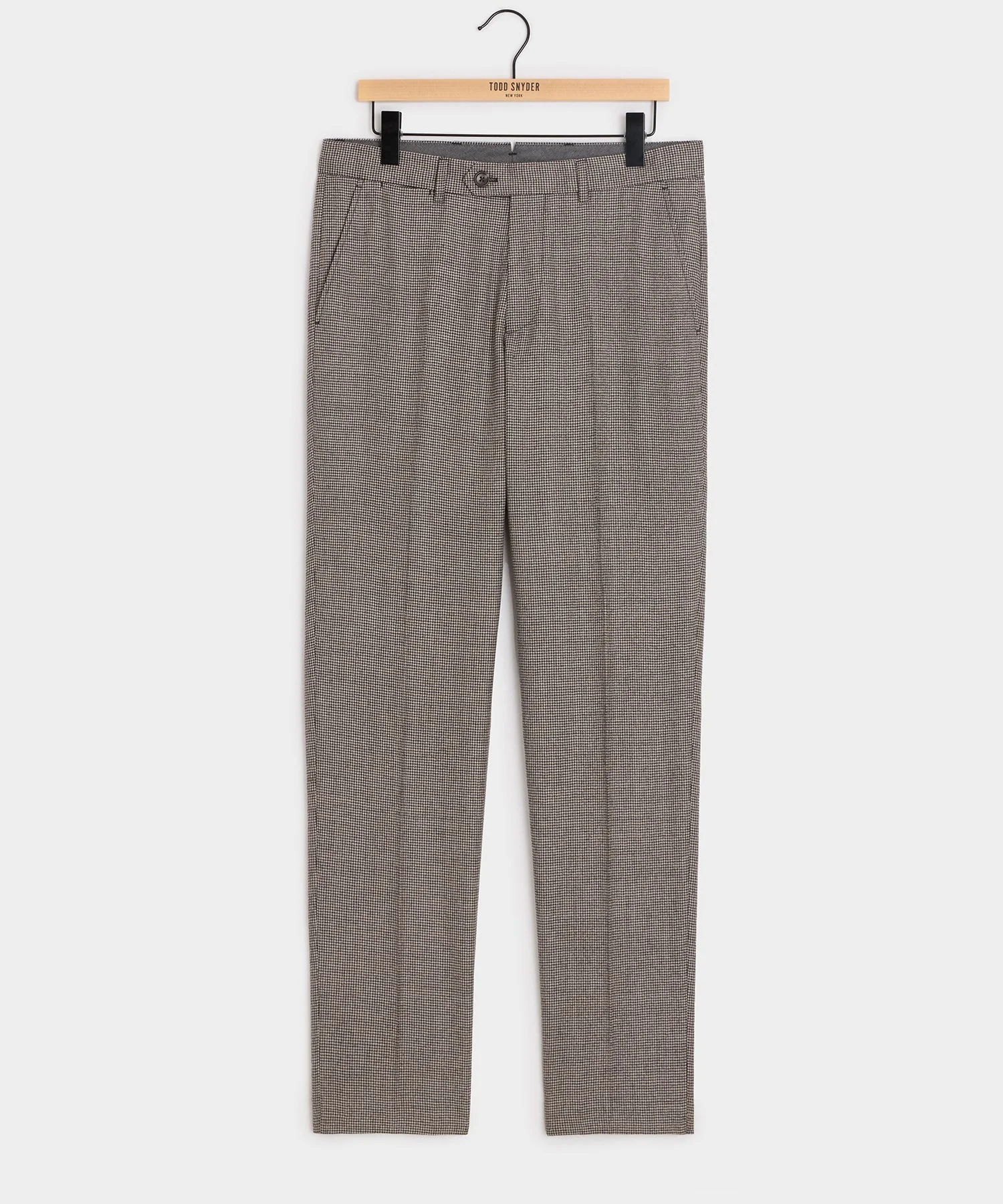 Italian Flannel Houndstooth Sutton Trouser - 1