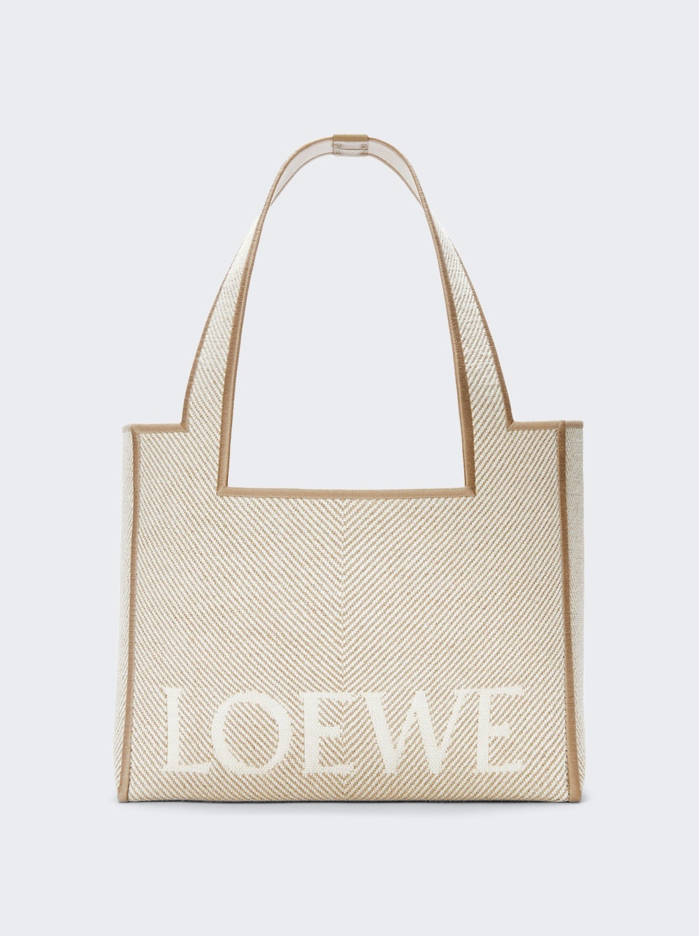 Medium Font Tote Ecru - 1