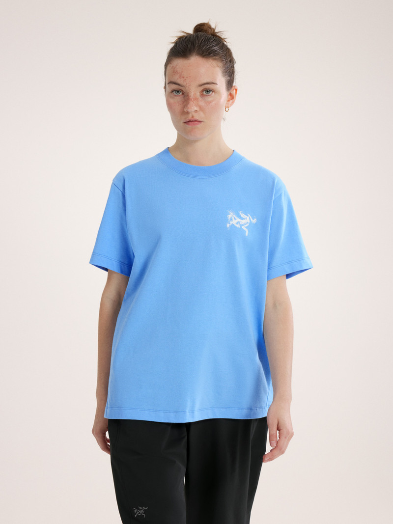 Kragg Cotton Bird Tile Crew Shirt SS 2
