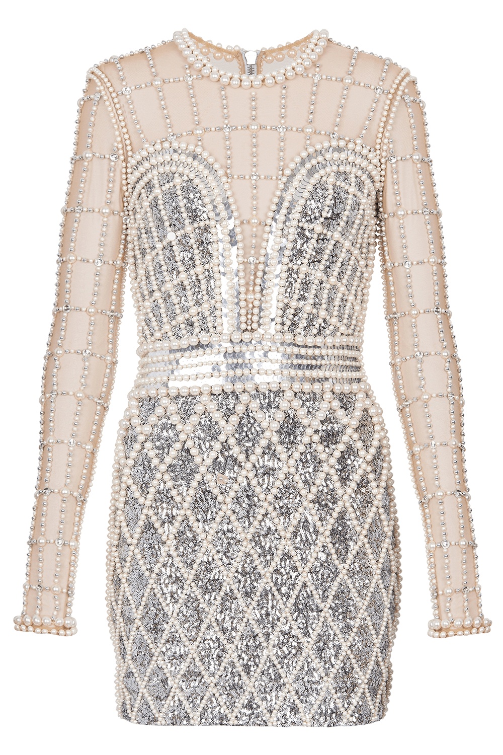 Short Beaded Dress - 1