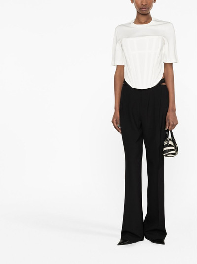 Dion Lee Lingerie cut-out wool trousers outlook