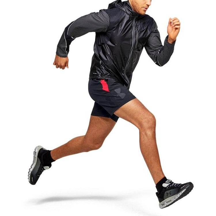 Under Armour Qualifier Speedpocket Branded 7'' Shorts 'Black' 1350888-002 - 5
