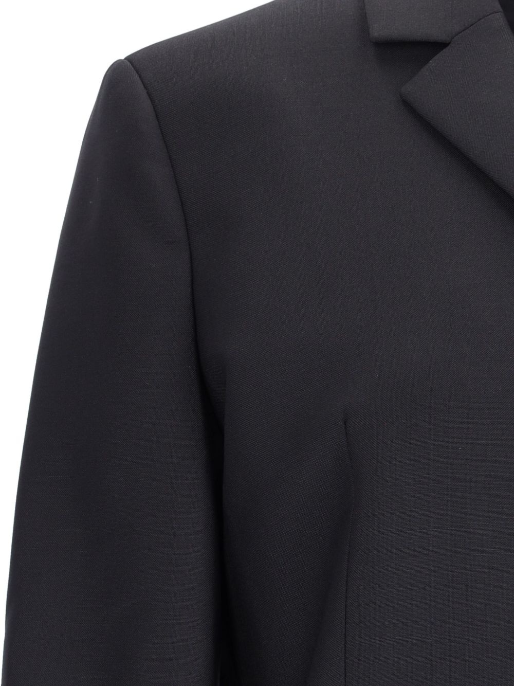 wool single-breasted blazer - 5