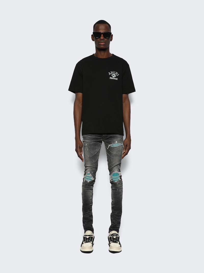 AMIRI 로고 인쇄 면 T 셔츠 outlook