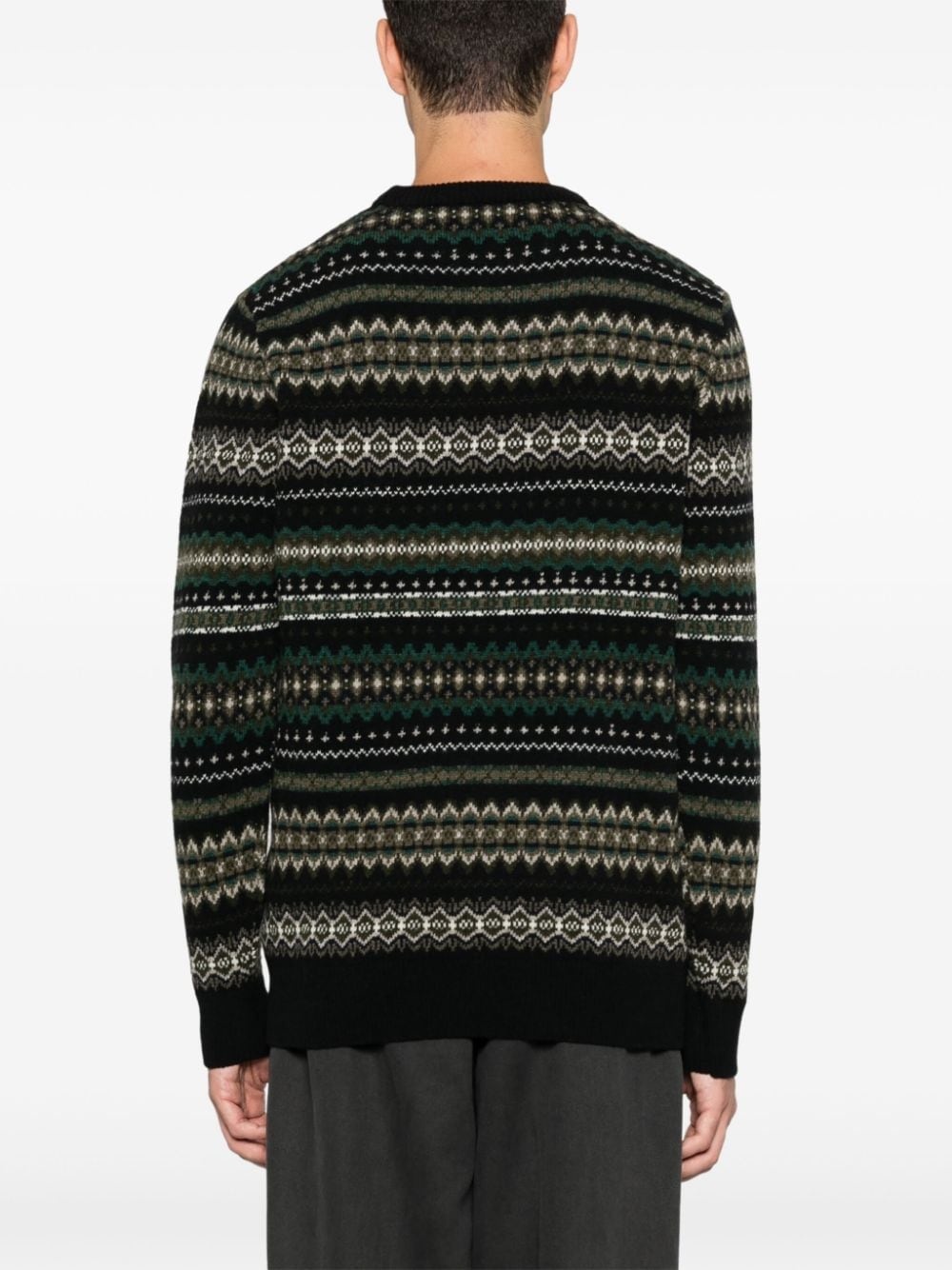 fair isle-knit sweater - 4