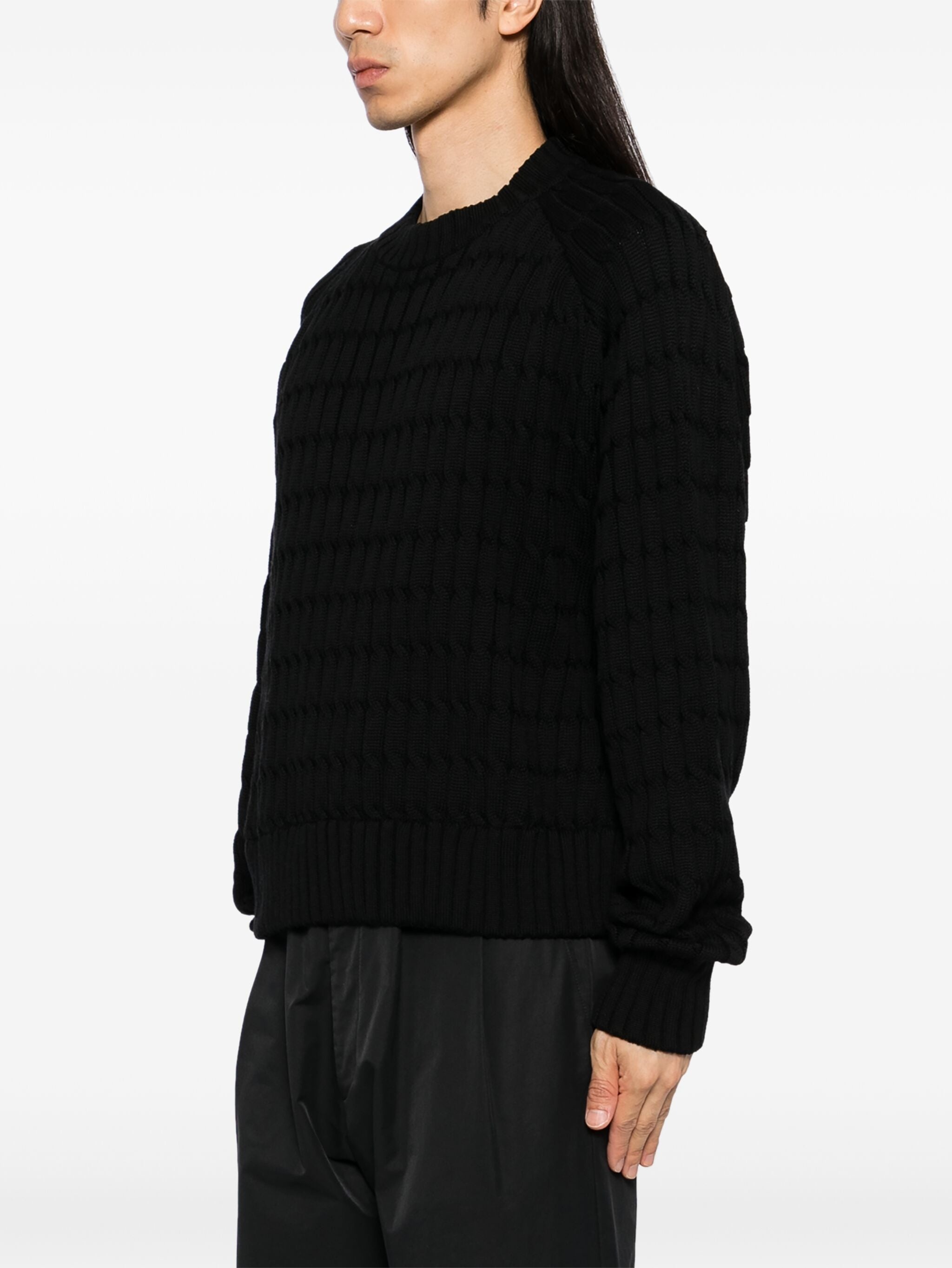 CABLE-KNIT PULLOVER SWEATER - 3