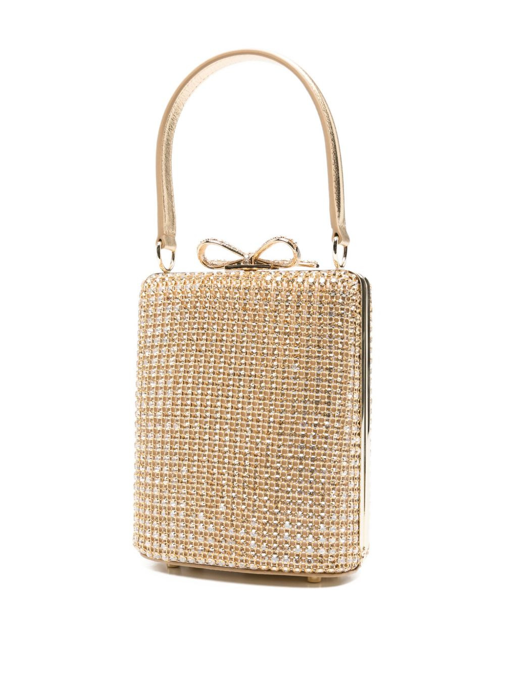 crystal-embellished bow-detail mini bag - 3