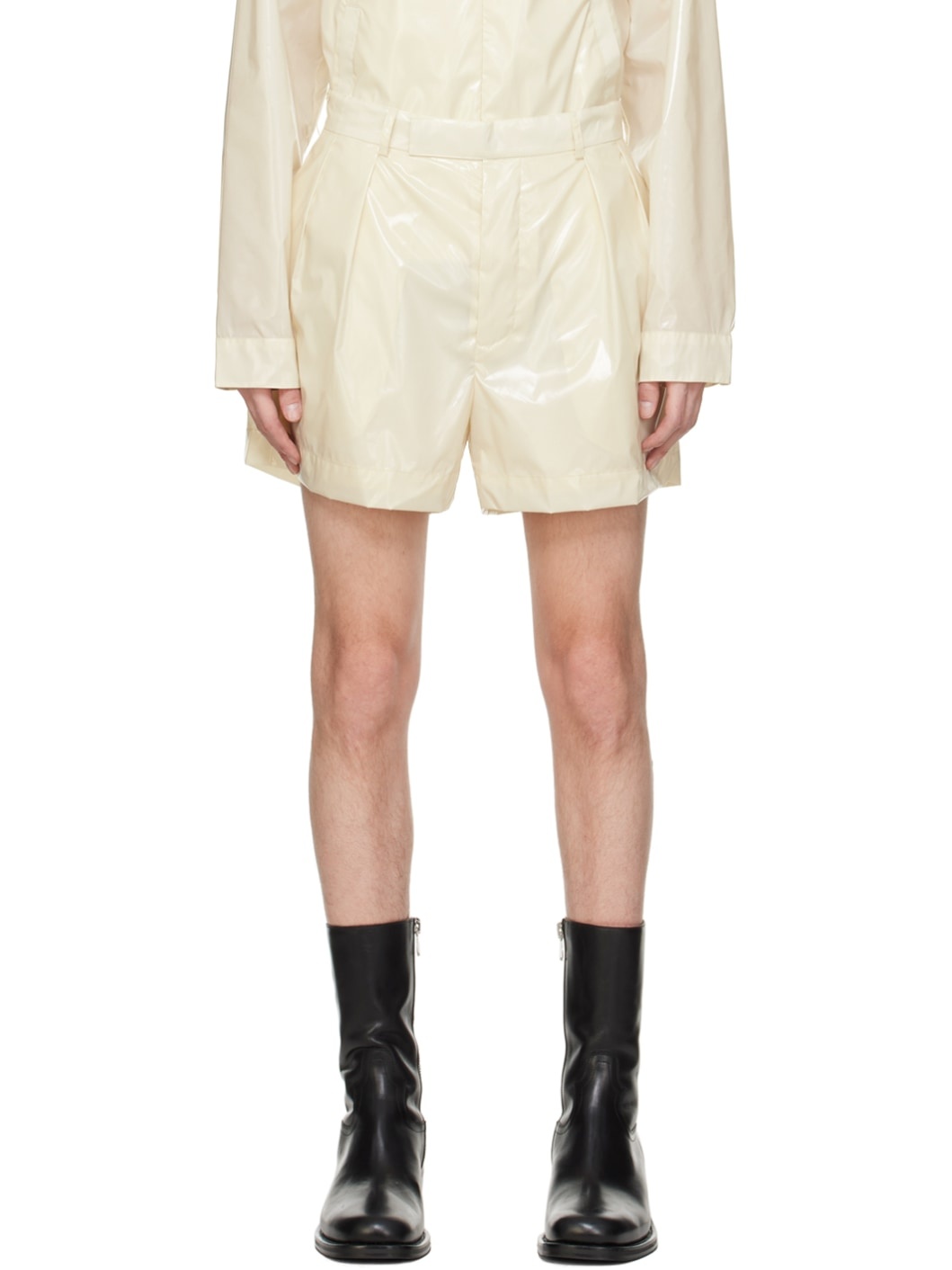 SSENSE Exclusive Off-White Atero Shorts - 1