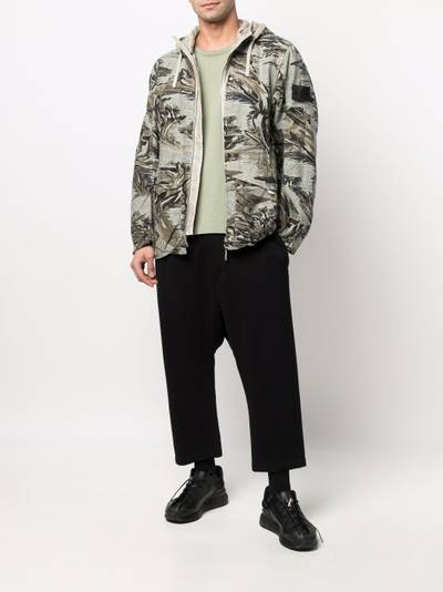 Stone Island Shadow Project graphic-print hooded jacket outlook