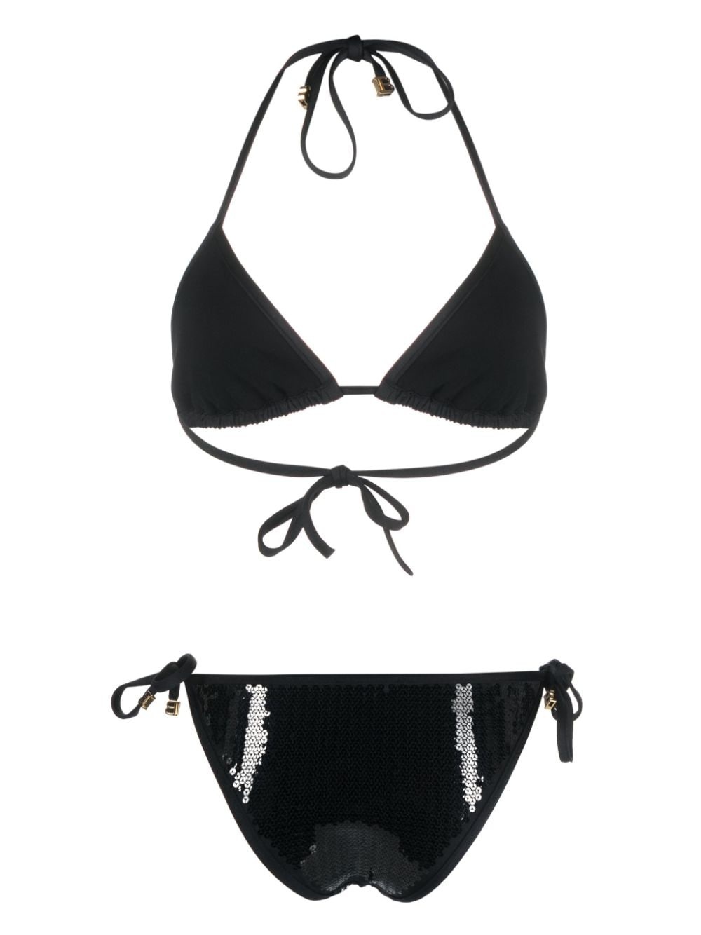 B sequinned triangle bikini - 2