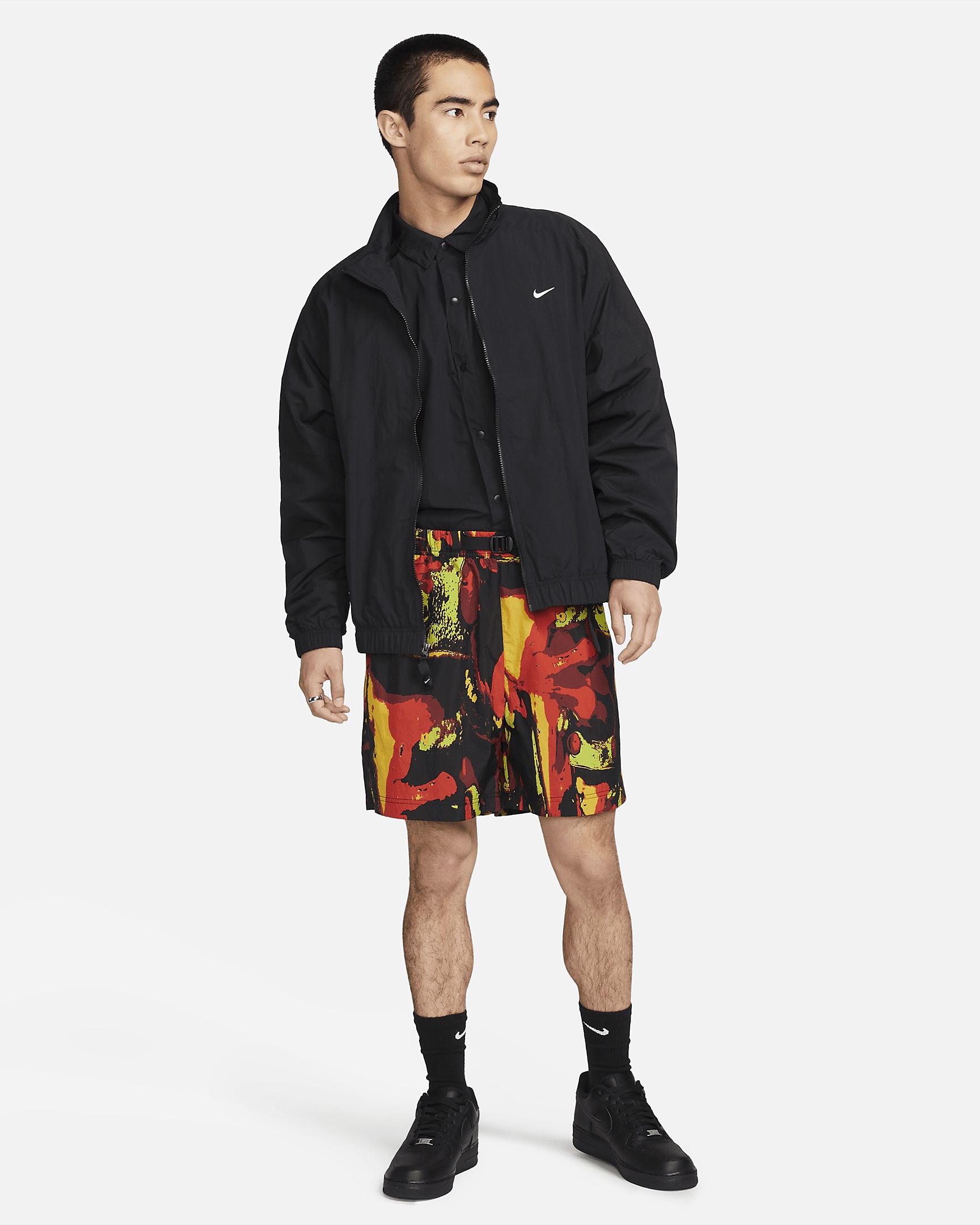 Nike "Huarache Frog" Woven Shorts - 8